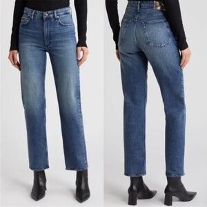 rag & bone Harlow Ankle Straight Leg Jeans in Denim Blue